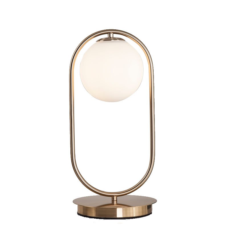Настольная лампа CORDA TABLE LAMP Белый Латунь Настольная лампа CORDA TABLE LAMP Белый Латунь в Тюмени | Loft Concept