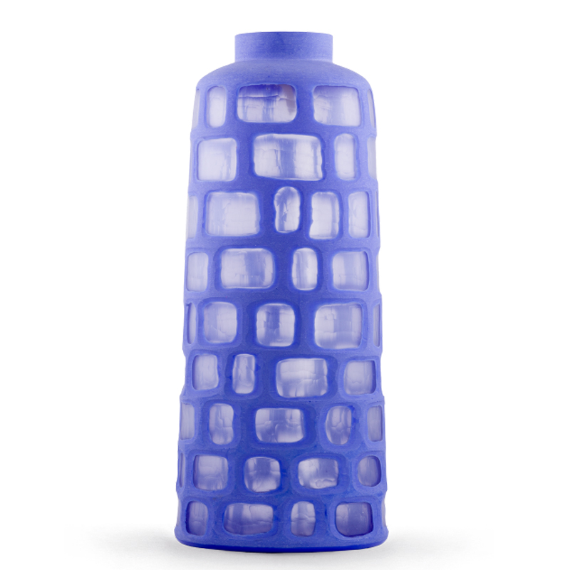 Ваза Blue Cells Vase Светло-синий Прозрачный Ваза Blue Cells Vase Светло-синий Прозрачный в Тюмени | Loft Concept
