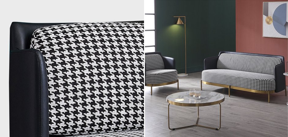Диван Pied de poule Gray Sofa Диван Pied de poule Gray Sofa - Loft-Concept в Тюмени