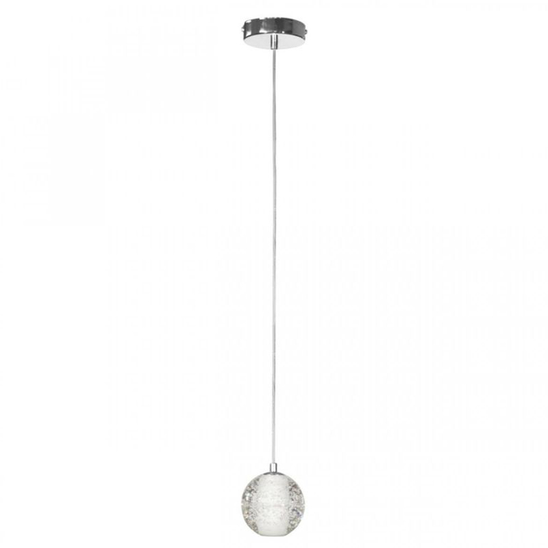 Светодиодный Подвесной Светильник Bocci 1 шарик Led Crystal Glass Серебряный Прозрачное Стекло Светодиодный Подвесной Светильник Bocci 1 шарик Led Crystal Glass Серебряный Прозрачное Стекло в Тюмени | Loft Concept