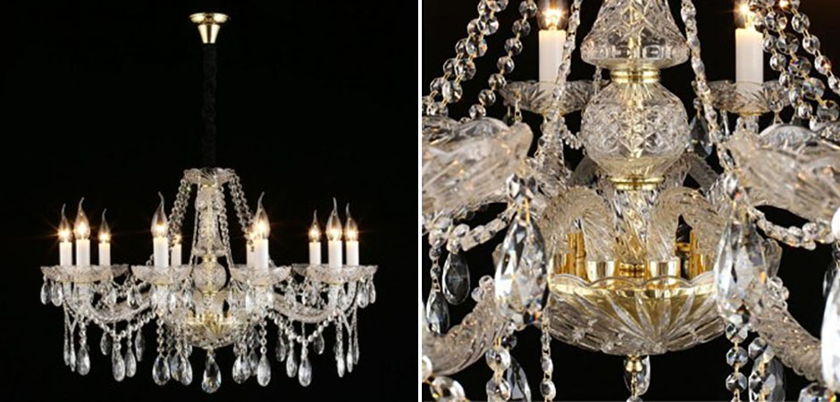 Люстра Crystal Lights Золотая Люстра Crystal Lights Золотая - Loft-Concept в Тюмени