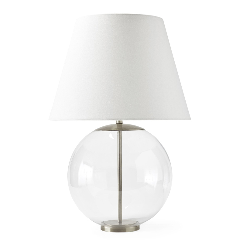 Настольная лампа Emory Table Lamp Nickel Никель Прозрачный (Transparent) Настольная лампа Emory Table Lamp Nickel Никель Прозрачный (Transparent) в Тюмени | Loft Concept