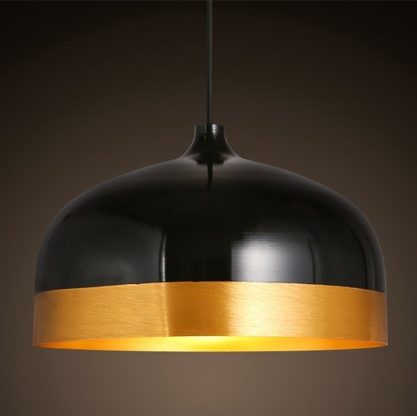 Подвесной светильник Cone Lux Pendant Black Черный Глянцевое золото Подвесной светильник Cone Lux Pendant Black Черный Глянцевое золото в Тюмени | Loft Concept