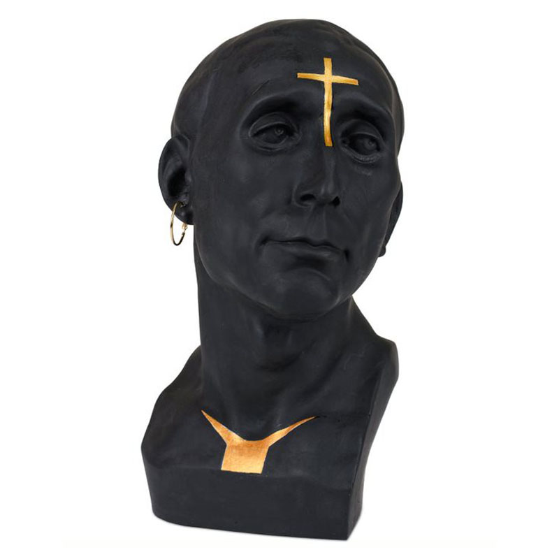 Статуэтка Bust Black Man Черный Золотой Статуэтка Bust Black Man Черный Золотой в Тюмени | Loft Concept