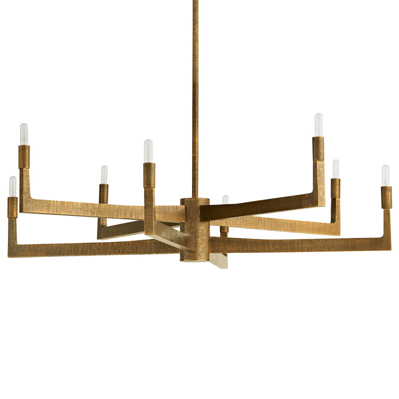 Люстра Arteriors GRIFF CHANDELIER Золотой Латунь Люстра Arteriors GRIFF CHANDELIER Золотой Латунь в Тюмени | Loft Concept