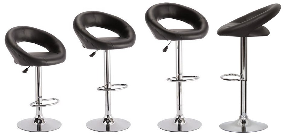 Барный стул Ring black Барный стул Ring black - Loft-Concept в Тюмени