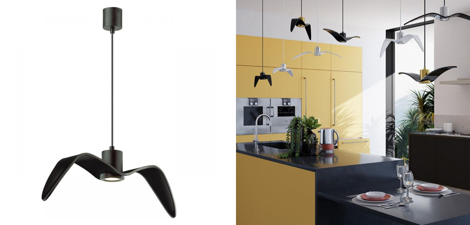Подвесной светильник Seagull черный Подвесной светильник Seagull черный - Loft-Concept в Тюмени