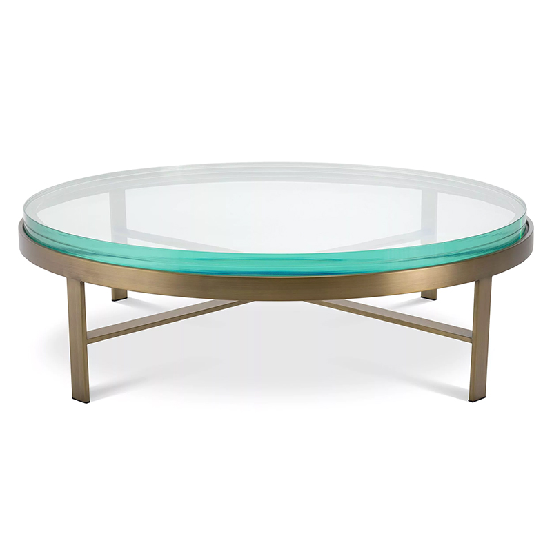 Кофейный стол Eichholtz Coffee Table Hoxton Латунь Прозрачное Стекло Бирюзовый Кофейный стол Eichholtz Coffee Table Hoxton Латунь Прозрачное Стекло Бирюзовый в Тюмени | Loft Concept