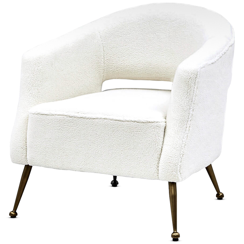 Кресло Hestia Chair Бронза Белый Кресло Hestia Chair Бронза Белый в Тюмени | Loft Concept