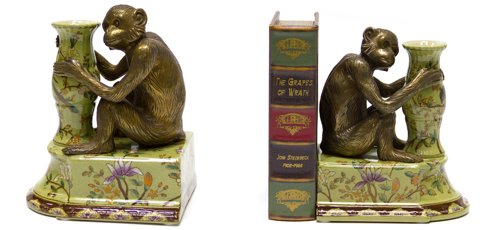 Держатель для книг Bronze Monkeys Держатель для книг Bronze Monkeys - Loft-Concept в Тюмени