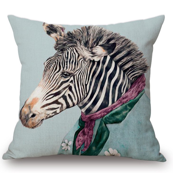 Декоративная подушка Zebra #2 Мульти Декоративная подушка Zebra #2 Мульти в Тюмени | Loft Concept
