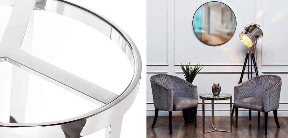 Приставной стол Neoclassic Tee Silver Приставной стол Neoclassic Tee Silver - Loft-Concept в Тюмени
