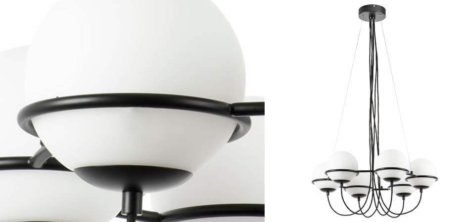 Люстра Melissa Chandelier Black 6 Люстра Melissa Chandelier Black 6 - Loft-Concept в Тюмени