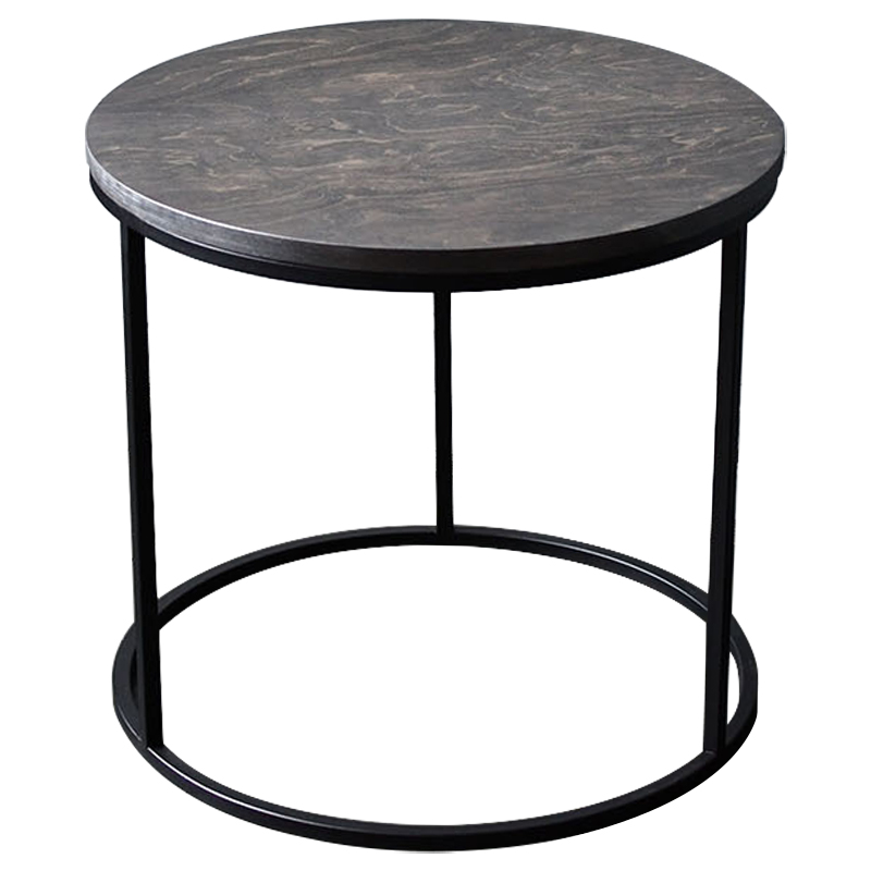 Кофейный стол Reyes Industrial Metal Rust Coffee Table Коричневый Черный Кофейный стол Reyes Industrial Metal Rust Coffee Table Коричневый Черный в Тюмени | Loft Concept
