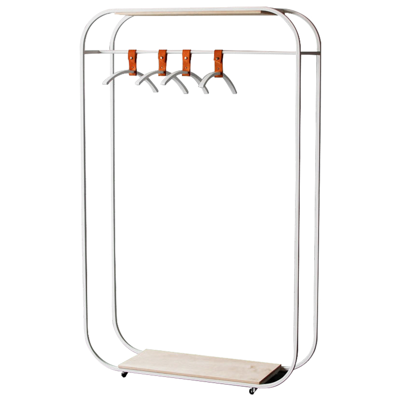 Рейл Austen Industrial Metal Rust Clothes Rail Древесина Белый Рейл Austen Industrial Metal Rust Clothes Rail Древесина Белый в Тюмени | Loft Concept