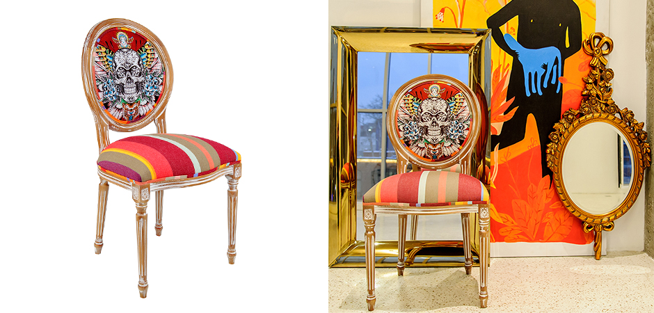 Стул Ghost Rider Red - фото №1