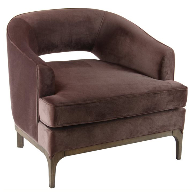 Кресло Jargini Chair velour Бургундский красный Кресло Jargini Chair velour Бургундский красный в Тюмени | Loft Concept