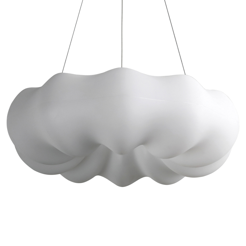 Подвесной светильник светодиодный из стали с пультом Cloudy Light White Белый Подвесной светильник светодиодный из стали с пультом Cloudy Light White Белый в Тюмени | Loft Concept