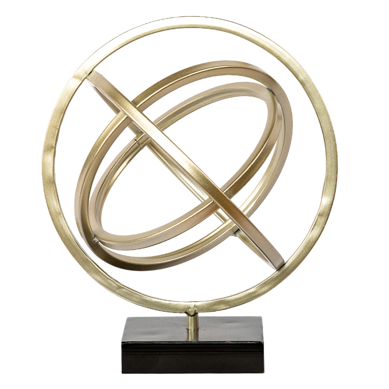 Статуэтка Sphere Sundial silver Черный Серебряный Статуэтка Sphere Sundial silver Черный Серебряный в Тюмени | Loft Concept