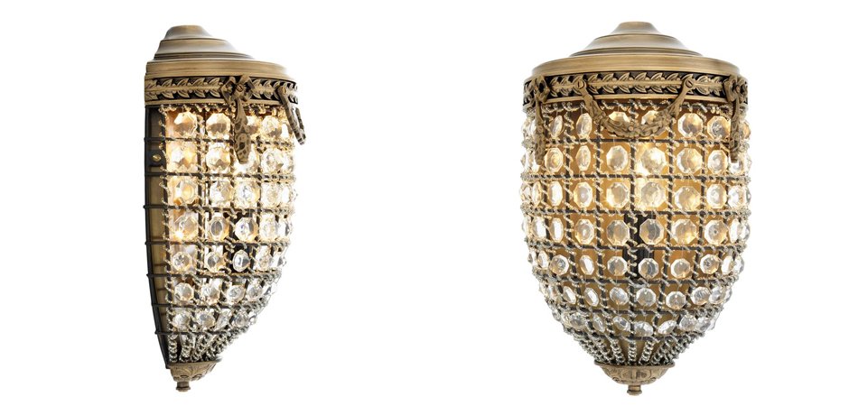 Бра Eichholtz Wall Lamp Emperor Brass - Loft-Concept в Тюмени