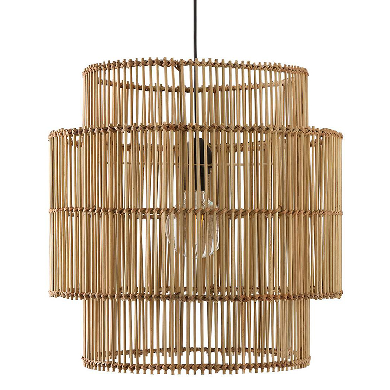 Подвесной светильник Larsen Wicker Bamboo Бежевый Подвесной светильник Larsen Wicker Bamboo Бежевый в Тюмени | Loft Concept