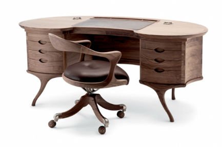 Дизайнерский письменный стол Bean Desk Дизайнерский письменный стол Bean Desk