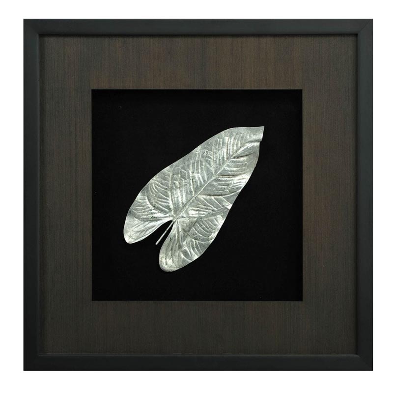 Панно Cassian Philodendron Leaf Черный Серебряный Панно Cassian Philodendron Leaf Черный Серебряный в Тюмени | Loft Concept