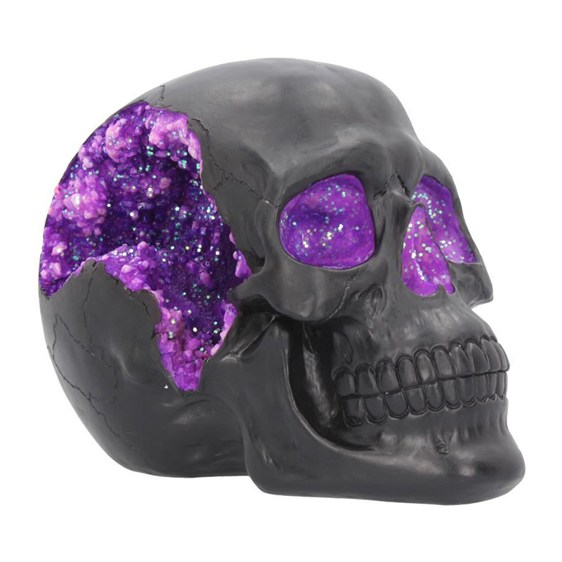 Статуэтка Druza Skull Черный Фиолетовый Статуэтка Druza Skull Черный Фиолетовый в Тюмени | Loft Concept