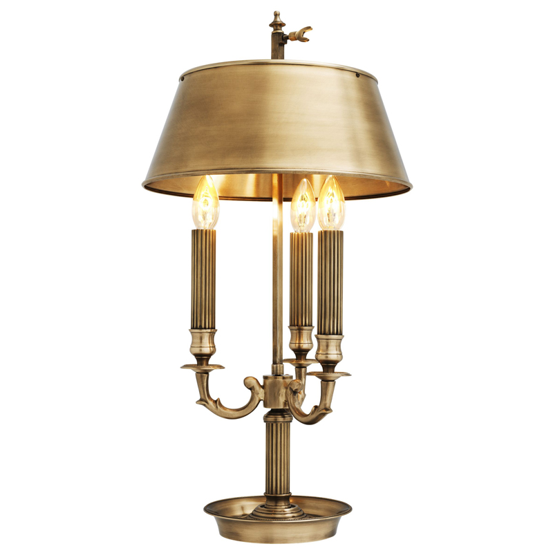 Настольная лампа Eichholtz Table Lamp Deauville Латунь Античная полированная Настольная лампа Eichholtz Table Lamp Deauville Латунь Античная полированная в Тюмени | Loft Concept