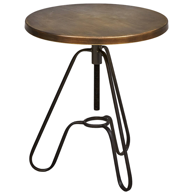 Приставной стол Grechen side table Бронза Черный Приставной стол Grechen side table Бронза Черный в Тюмени | Loft Concept