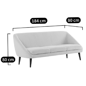Трехместный диван с обивкой из велюра Belanger Sofa Трехместный диван с обивкой из велюра Belanger Sofa в Тюмени
