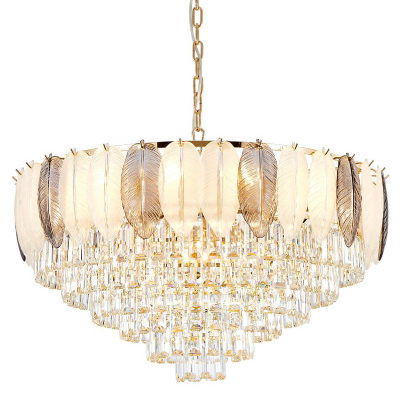 Люстра Crystal in Petals Chandelier 79 Глянцевое золото Люстра Crystal in Petals Chandelier 79 Глянцевое золото в Тюмени | Loft Concept