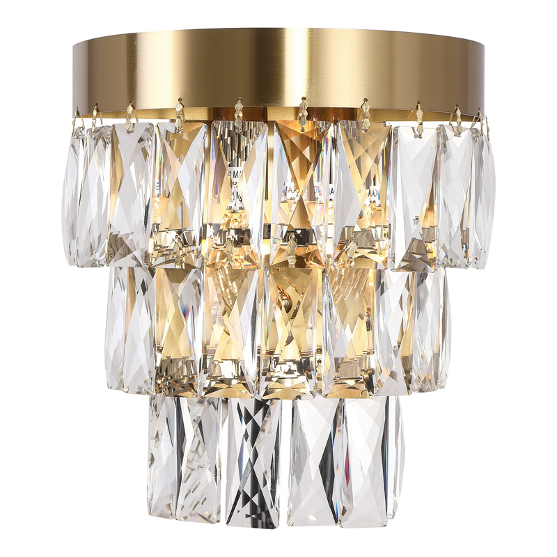 Бра Lunet Sconce Глянцевое золото Прозрачный Бра Lunet Sconce Глянцевое золото Прозрачный в Тюмени | Loft Concept
