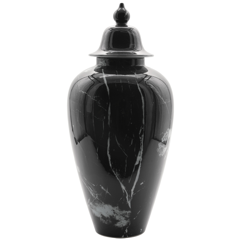 Ваза настольная Black Marbel Черный Ваза настольная Black Marbel Черный в Тюмени | Loft Concept