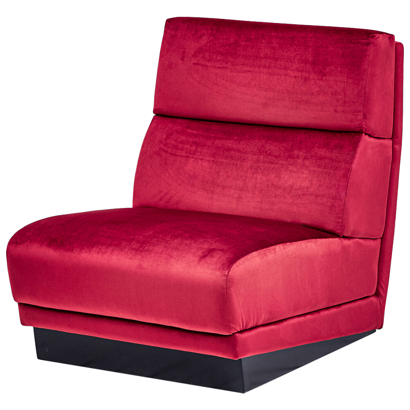 Кресло Berkeley Chair Crimson Малиновый (Crimson) Черный Кресло Berkeley Chair Crimson Малиновый (Crimson) Черный в Тюмени | Loft Concept