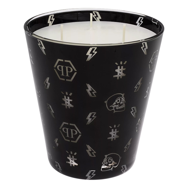 Свеча Philipp Plein Candle Monogram M Черный Белый Свеча Philipp Plein Candle Monogram M Черный Белый в Тюмени | Loft Concept