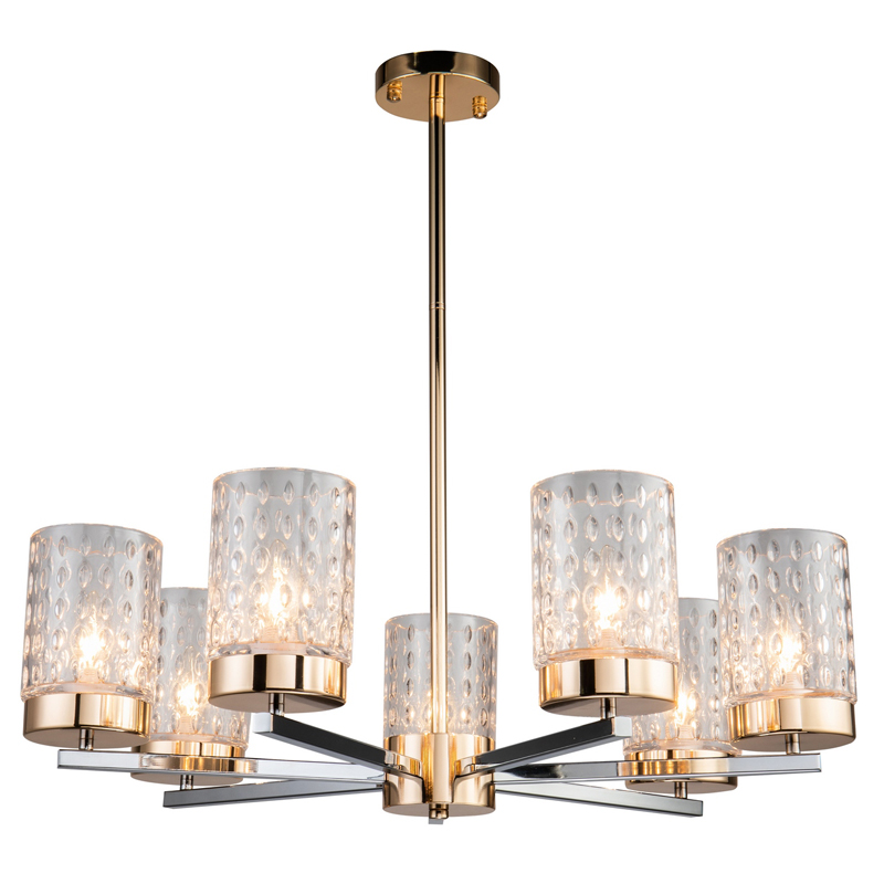 Люстра Didian Chandelier 80 Глянцевое золото Хром Прозрачный Люстра Didian Chandelier 80 Глянцевое золото Хром Прозрачный в Тюмени | Loft Concept