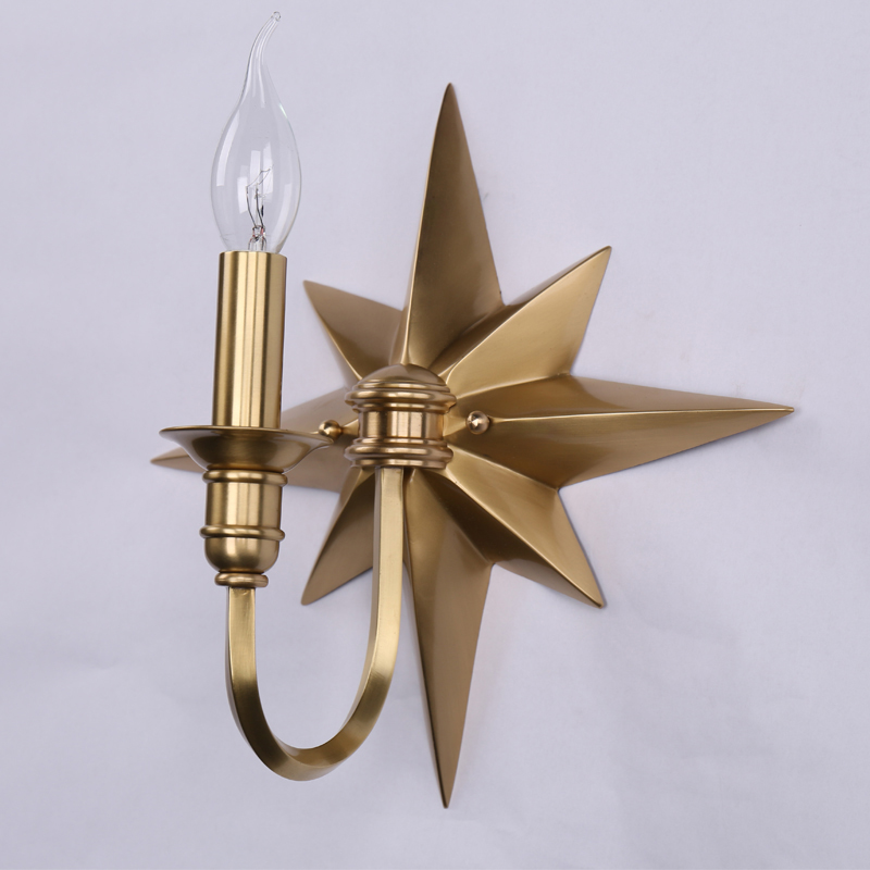 Бра Base Star Wall lamp Single Латунь Бра Base Star Wall lamp Single Латунь в Тюмени | Loft Concept