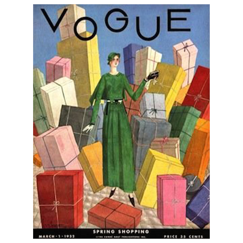 Постер Vogue Cover 1932 March Постер Vogue Cover 1932 March в Тюмени | Loft Concept