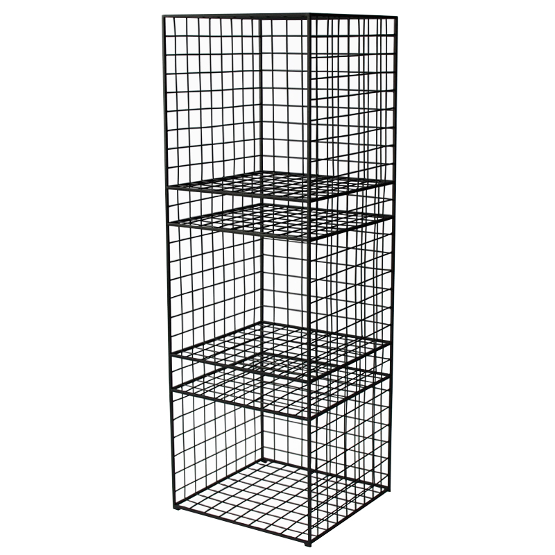 Стеллаж Higgs Industrial Metal Rust Rack Черный Стеллаж Higgs Industrial Metal Rust Rack Черный в Тюмени | Loft Concept