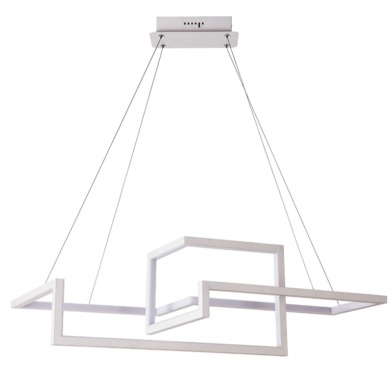 Люстра Esther Geometric White Chandelier II Белый Люстра Esther Geometric White Chandelier II Белый в Тюмени | Loft Concept