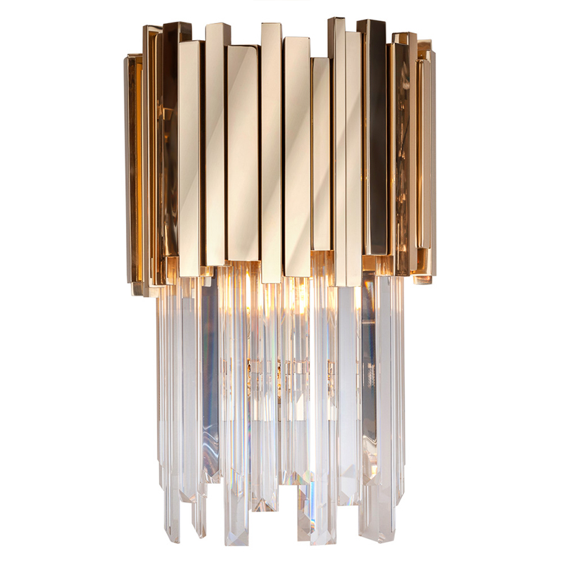 Бра Luxxu Modern Cascade Wall Lamp Gold 40 Золотой Прозрачное Стекло Бра Luxxu Modern Cascade Wall Lamp Gold 40 Золотой Прозрачное Стекло в Тюмени | Loft Concept