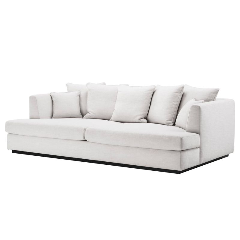 Диван Eichholtz Sofa Taylor Lounge Белый Черный Диван Eichholtz Sofa Taylor Lounge Белый Черный в Тюмени | Loft Concept