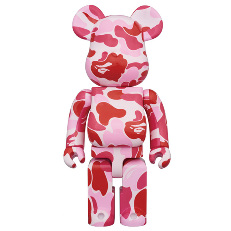 Статуэтка Bearbrick Camouflage Pink Розовый Красный Статуэтка Bearbrick Camouflage Pink Розовый Красный в Тюмени | Loft Concept