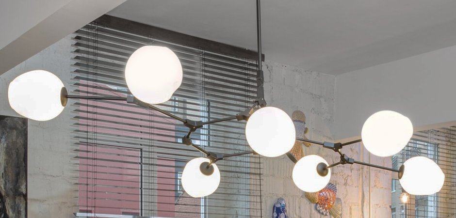 Люстра Сrumpled Bubble White Glass Люстра Сrumpled Bubble White Glass - Loft-Concept в Тюмени