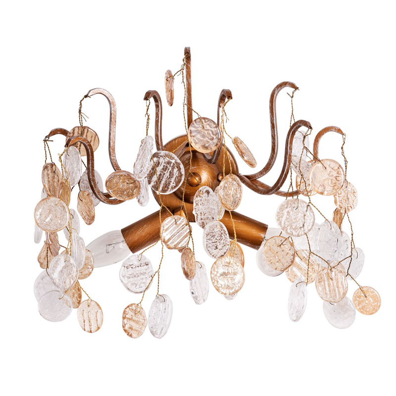 Бра FAIRYTREE Wall Lamp Amber Бронза Янтарный Прозрачное Стекло Бра FAIRYTREE Wall Lamp Amber Бронза Янтарный Прозрачное Стекло в Тюмени | Loft Concept