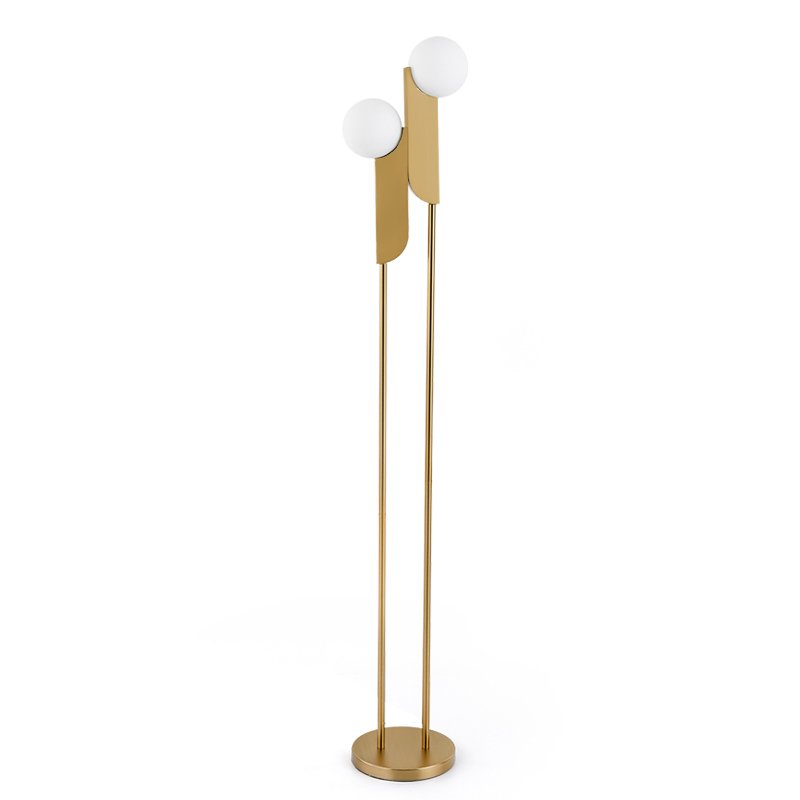 Торшер Two ball floor lamp Золотой Торшер Two ball floor lamp Золотой в Тюмени | Loft Concept
