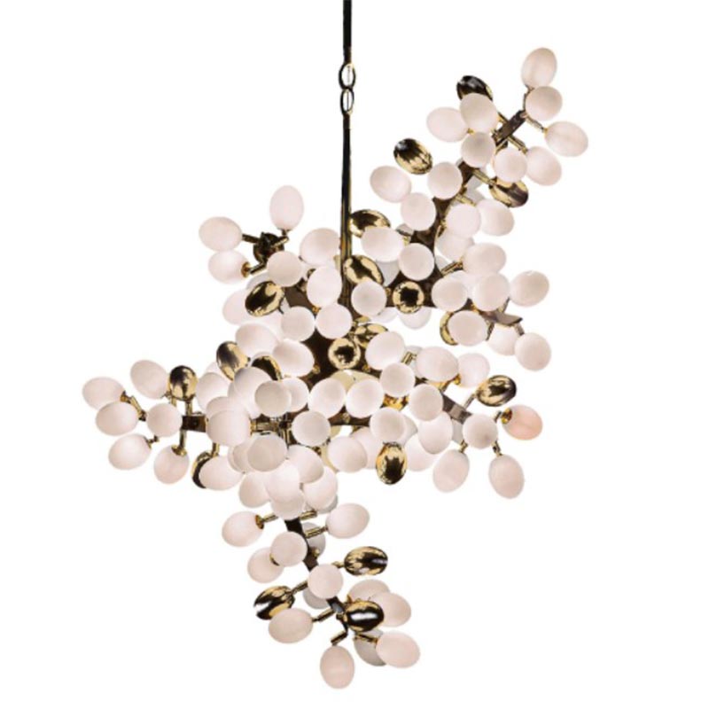 Люстра дизайнерска Valiant Chandelier Vertical Barlas Baylar Бронза Белый Люстра дизайнерска Valiant Chandelier Vertical Barlas Baylar Бронза Белый в Тюмени | Loft Concept