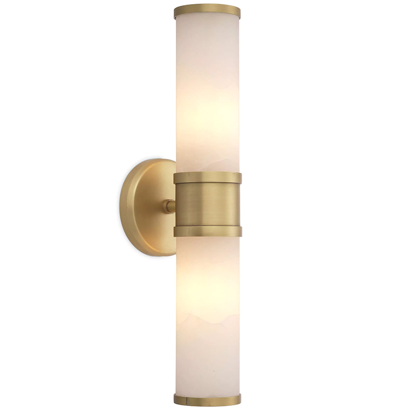 Бра Eichholtz Wall Lamp Claridges Double Латунь Бежевый Бра Eichholtz Wall Lamp Claridges Double Латунь Бежевый в Тюмени | Loft Concept