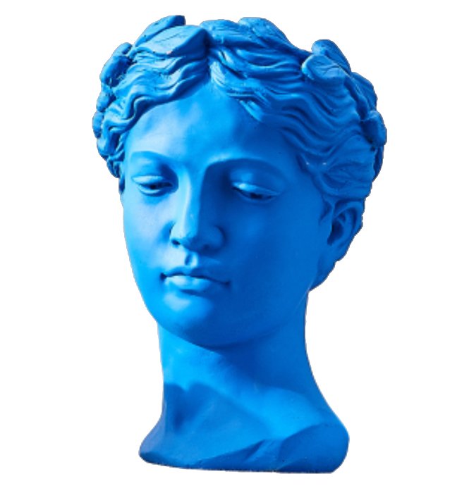 Ваза Female Bust Синий Ваза Female Bust Синий в Тюмени | Loft Concept